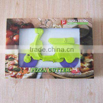 Top quality double blade stainless steel pizza cutter