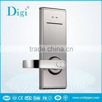 ANSI IC card smart hotel door electronic lock, hotel card reader door lock