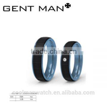 Wholesale Custom Stainless Steel Couples Engagement Wedding Rings photo-5