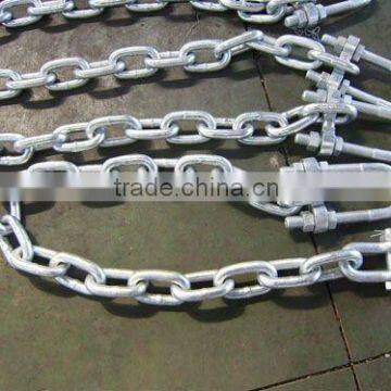 draging chain with adjustable shackle