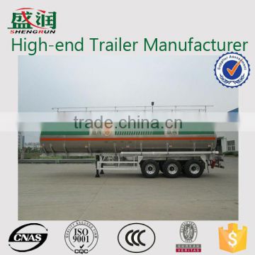 factory shengrun tri-axle aluminum fuel tanker semi trailer