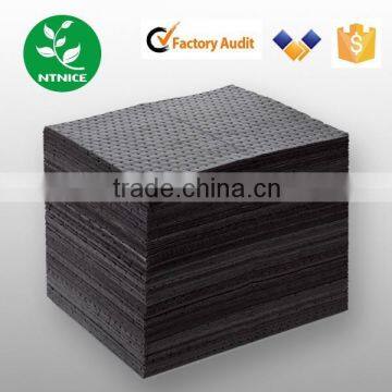 quality spill control universal absorbent pads melt blown fibous polyprolene