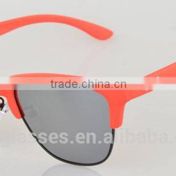 Colorsful frames half metal frames with colorful polaroid lens revo