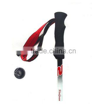 5 Sections Alumium7075 Telescopic Adjustable Hiking Trekking Pole Nordic Folding Walking Stick photo-3