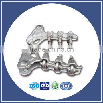 NLL Galvanized Bolt type tension clamp dead-end Strain Clamp for overhead power line fitting