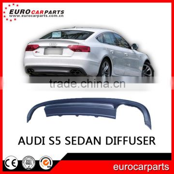 High Quality S5 Sedan Rear Diffuser fit for A-D S5 PP Material