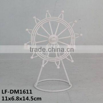 Mini iron ferris wheel decoration of sale