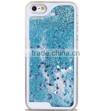 for Iphone 6 Heavy Duty Custom 3D Quicksand Glitter Stars Clear Case photo-3