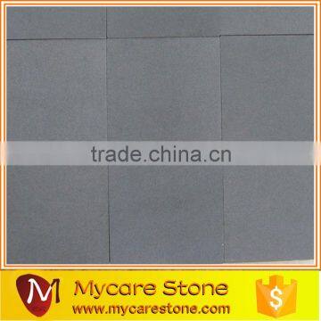 Dark Grey Andesite Basalt Stone Floor Tile Honed Surface