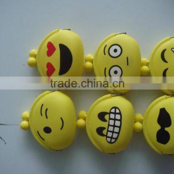 EMOJI Silicone Cion Purse