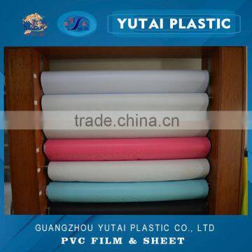 flexible soft opaque non-transparent black and white pvc film in plastic sheet