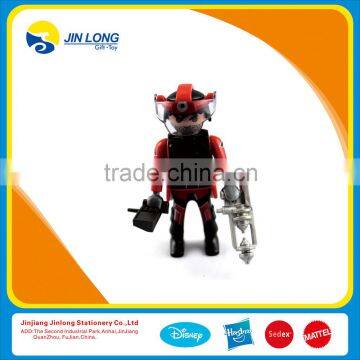 New style -Custom plastic collectible toys armed police model toys