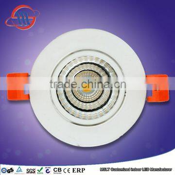 led downlight distributor 3w 5w 7w 9w recessed led downlight round square 86-265v 2700-6400k COB led spot downlight