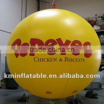 Yellow promotional balloon