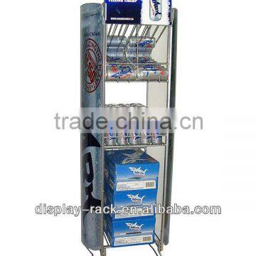 2013 hotsale metal beer display rack for whisky,draft beer HSX-DR0579