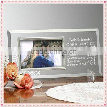 Kissing Lover Glass Picture Frame For Home Decorative