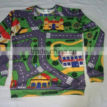 Wholesale Sublimation Printed Custom Mens Hooded Sweatshirt photo-3