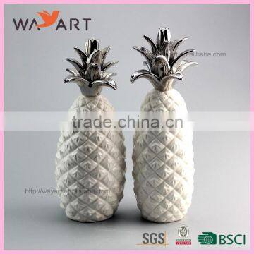 Nice Design White Pineapple Ceramic Home Decor