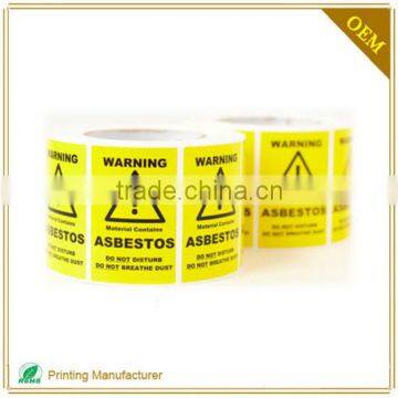 2016 Custom Printed Self Adhesive Safety Warning Labels photo-2