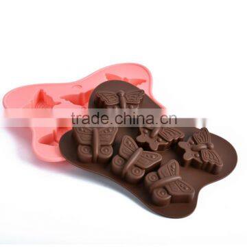 Animal silicone ice cube tray mini butterfly shaped ice maker