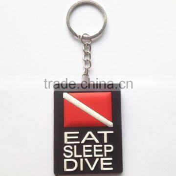 2016 Newest OME High Quality Plastic Promotional Gift PVC Key Chain