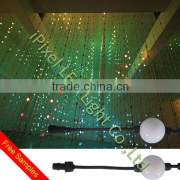 IPixel LED 50mm High Lumen Ws2801rgb Led Pixel Round Ball String in Holiday Lighting photo-3