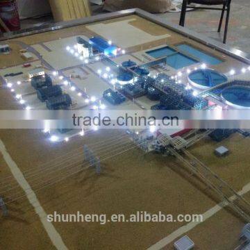 factory planning 3D maquette scale model maker