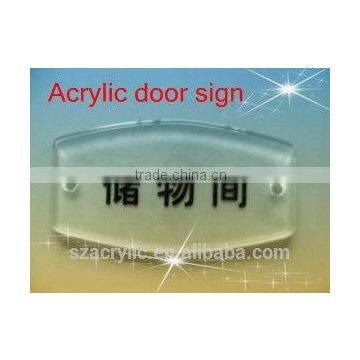 Customized Clear Acrylic Letter Sign Acrylic Door Sign