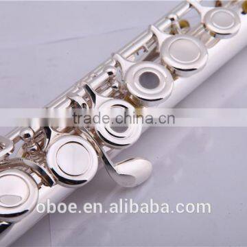 Musical Instrument 17 Open Holes Silver Plated Flute With Split E Mechanism Offset-G Keys and B Foot photo-5