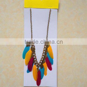 Paragraph-blasting Beautiful Elegant Feather Nacklace photo-2