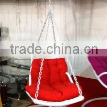 White Swing hanging chair, swing chair,rattan swing chair