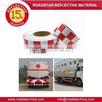 PVC square checkered reflective tape for vehicles