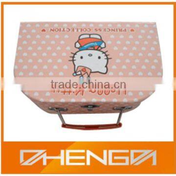 Hot Quality Customized Made packaging paper suitcase gift box (ZD2014-M007)