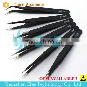 For precision instrument repair tools electronic anti-static tweezers