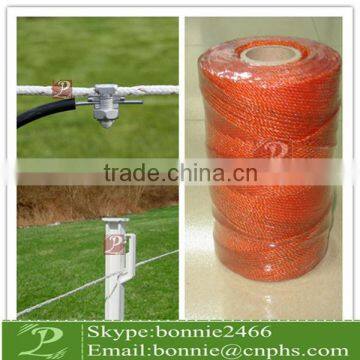braided electrical wire for farm/fence