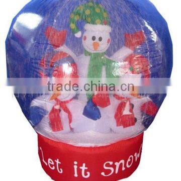 inflatable snow globe