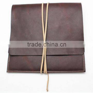 Durable Real Leather Laptop Case With Strap photo-3