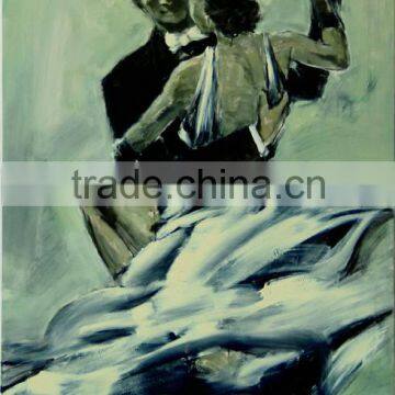 High Skills Artist Hand-painted Abstract Spanish Dancer Oil Painting On Canvas ,Spanish Flamenco Dance Oil Paintings photo-4