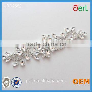 Sew on 888cystal Rhinestone Lace for Wedding photo-3