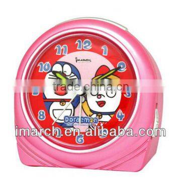 promotion clock of pink semicircular shape,plastic clock of ML10002