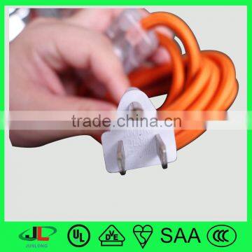 High quality braided wire of UL certified 3 pin plug , C13 C14 plug wire copper cable 2