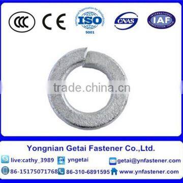 DIN127b Hot dip galvanized HDG zinc plated and stainless steel spring washer din127