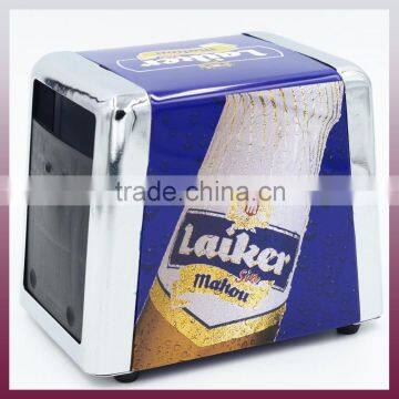 China supplier sale metal tissue box attractive appearance trapezoid napkin holder