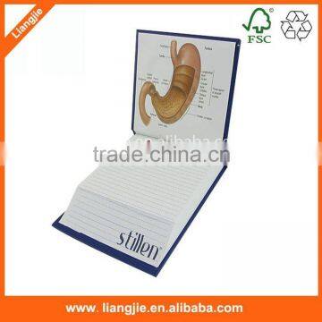 Good Quality Die-cut Notes Pads Memo Pad With Hard Cover photo-2