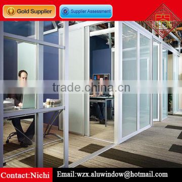 Modern Aluminum Glass Office Partitions Wall