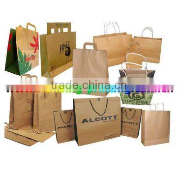 Suppy OEM beaufilul brown kraft paper bags