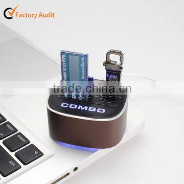 Wholesale Factory High Quality Unique Cute Style Micro 2.0 Card Reader Usb/por Hub/usb Hub photo-3