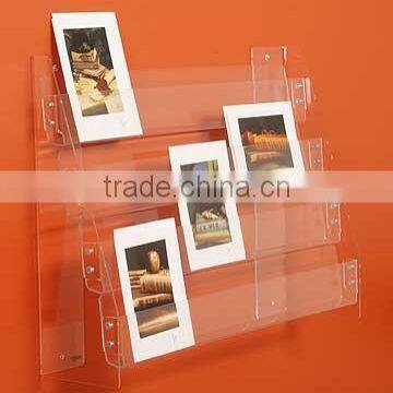 4-tier Acrylic Slatwall Greeting Card Display Holder