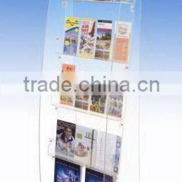 Floorstanding A4,A5 Acrylic Brochure Holder/ display stand/stands