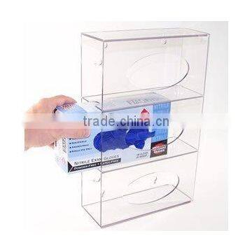 Acrylic Triple glove dispenser